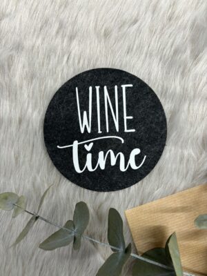 Untersetzer wine time