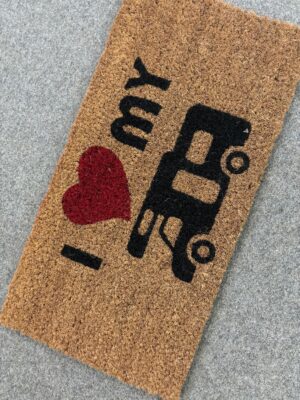 Fußmatte - I love my "Wohnwagen/Wohnmobil" – Bild 2