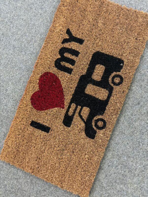 Fußmatte - I love my "Wohnwagen/Wohnmobil"