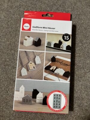 Gießform Mini Häuser