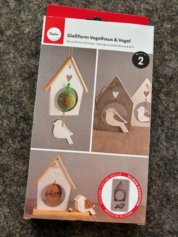 gießform vogelhaus + Vogel