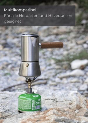 Espressokocher aus Edelstahl – Bild 3