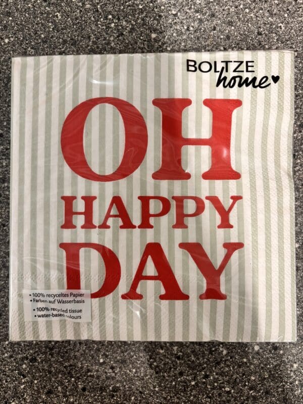 Serviette „oh happy day“