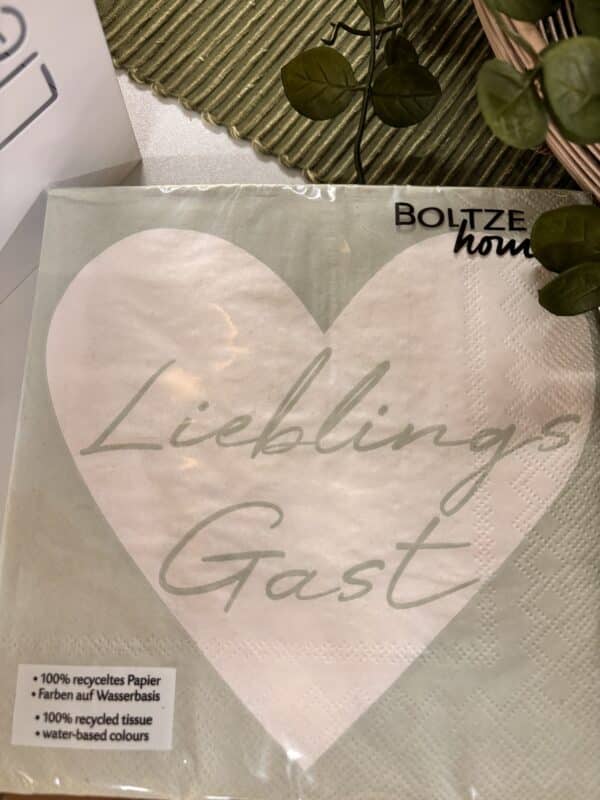 Serviette „Lieblingsgast“