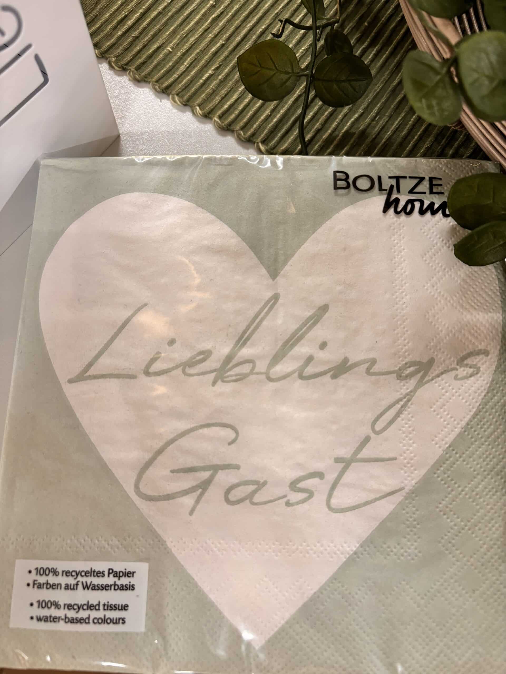 Serviette „Lieblingsgast“ – Bild 1