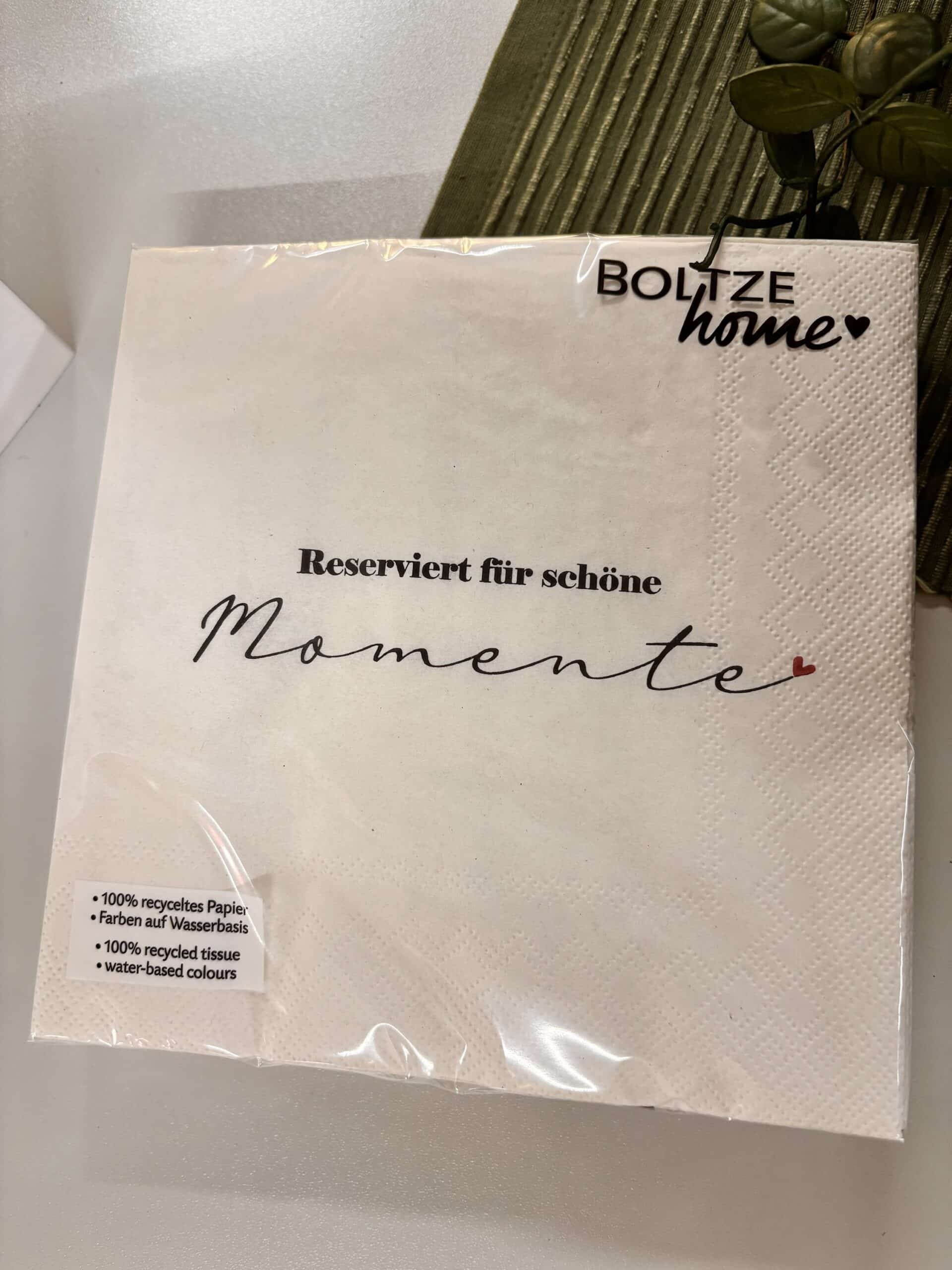 Serviette „Reserviert für schöne Momente“ – Bild 1