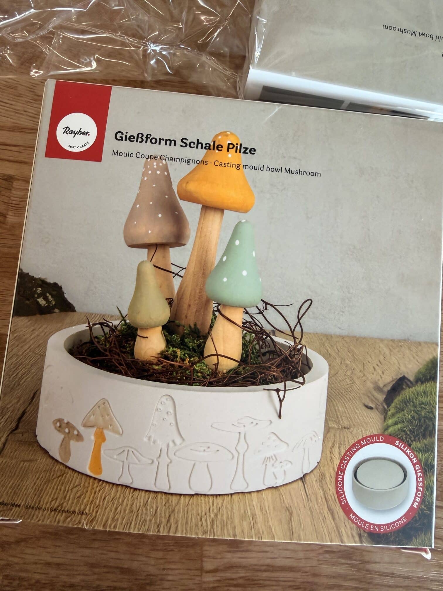 Gießform Schale Pilze – Bild 1
